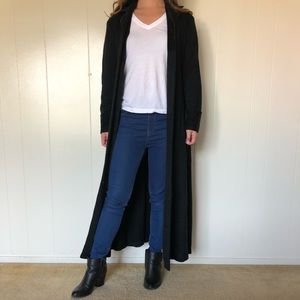 Long Black Cardigan